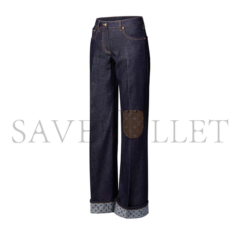 l0vis Vvtt0n cuffed hem flared jeans 1aibhb